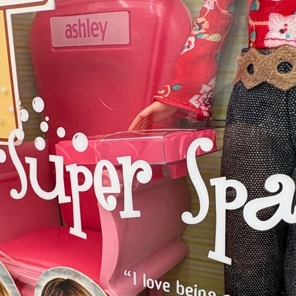 Mattel Super Spa Day Mary-Kate and Ashley Doll y2k Toy vintage vanity chair mani - Picture 8 of 16